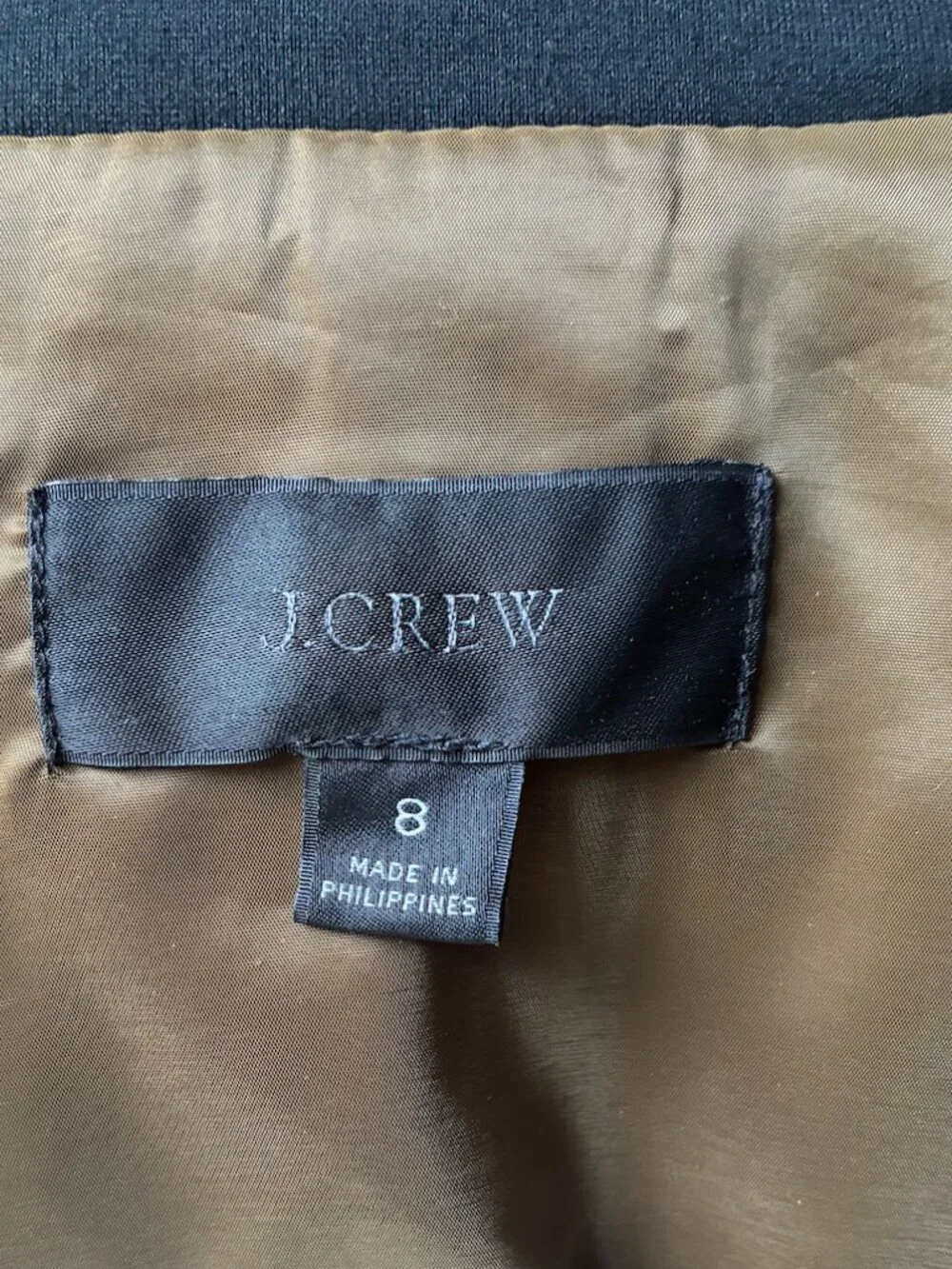 J. Crew Black Devon Blazer in Ponte - Size 8